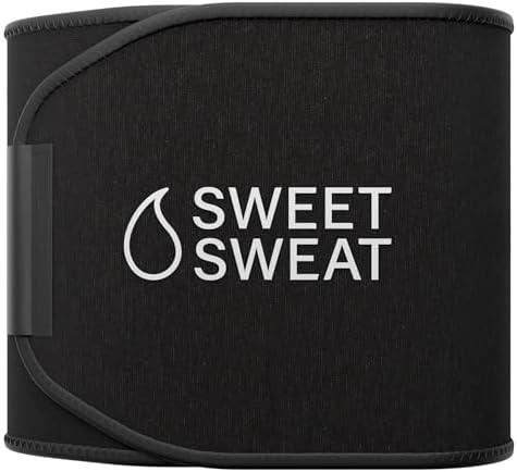 Sports Research® Waist Trimmer Pack – Sweet Sweat Waist Trimmer Extra-Coverage (Large) & Tropical Workout Enhancer Roll-On Gel (6.4oz)