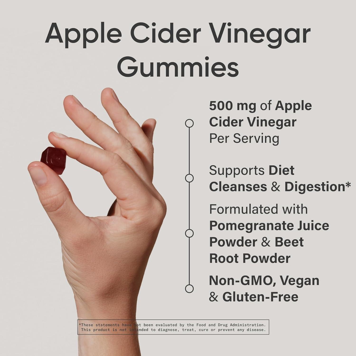 Sports Research Apple Cider Vinegar with Cayenne Pepper | Made from Organic Fermented Apple Cider – Non-GMO Project Verified & Vegan Certified (120 Veggie Capsules)(ACV Gummies)