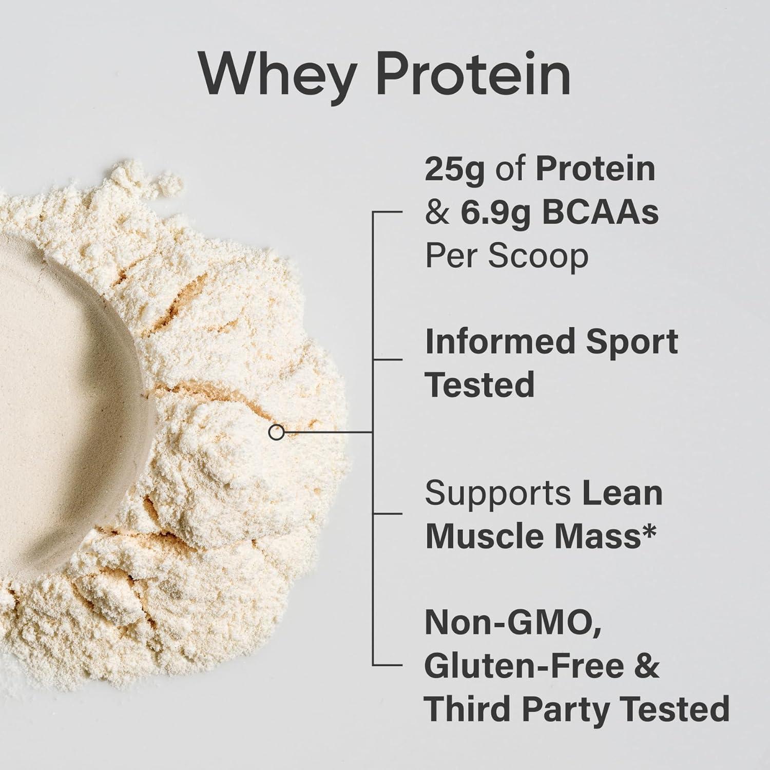 Sports Research Whey Protein Isolate – Sports Nutrition Protein Powder 25g per Serving – 5lb Bag Whey Protein – Dutch Chocolate Bulk Protein Powder, 60 Servings(Unflavored)