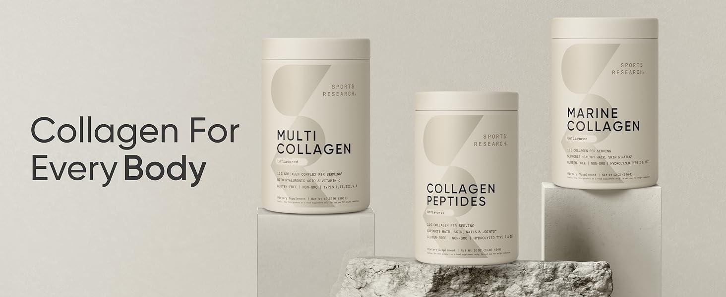 Collagen peptides powder